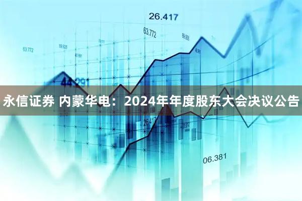 永信证券 内蒙华电：2024年年度股东大会决议公告