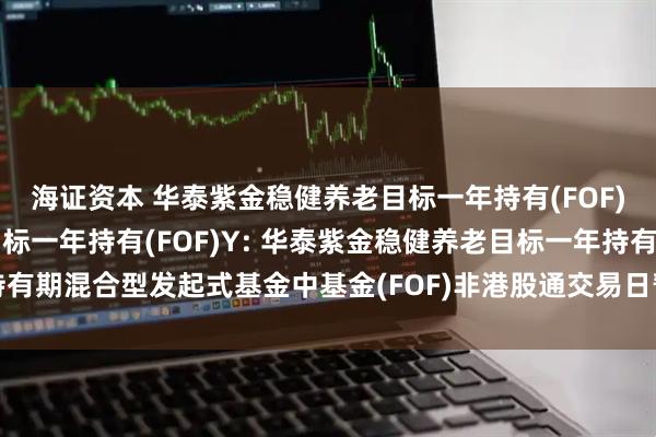 海证资本 华泰紫金稳健养老目标一年持有(FOF)A,华泰紫金稳健养老目标一年持有(FOF)Y: 华泰紫金稳健养老目标一年持有期混合型发起式基金中基金(FOF)非港股通交易日暂停申购、赎回等业务的公告