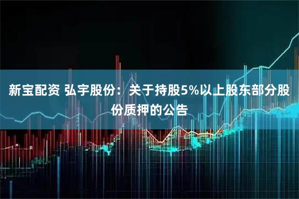 新宝配资 弘宇股份：关于持股5%以上股东部分股份质押的公告